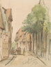 Vue de la Kirchenstraße à Lingen - Jan Striening — näkymä teoksesta