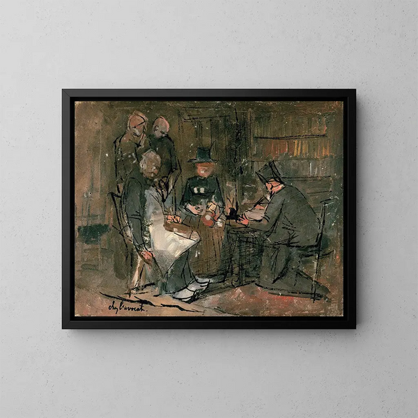 Asianajajien toimistossa - Jan Toorop — kehystetty taideteos seinällä