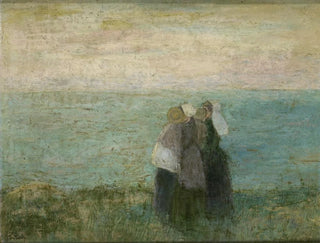 Naiset meren rannalla - Jan Toorop — näkymä teoksesta