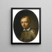 Portrait de Francesco Dal Pozzo - Jan van den Hoecke — kehystetty taideteos seinällä