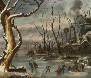 Talvimaisema - Jan van Kessel vanhempi — näkymä teoksesta