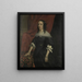 Portrait de femme peut-être Anna de Bourgogne fondatrice du château de Windenburg sur Dryschor Schouwen et épouse d'Adolf van Kleef - Jan van Rossum — kehystetty taideteos seinällä