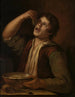 Poika syömässä palkoja - Jan Vermeer van Utrecht — näkymä teoksesta