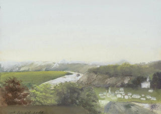 Jan Veth - Berglandschap met een rivier.webp