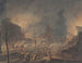 Lodewijk Napoléon vierailee runoja Rapenburgilla Leydessä tulipalon jälkeen laivassa 12. tammikuuta 1807 - Jan Willem Pieneman — näkymä teoksesta