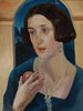 Portrait d'une femme avec une pomme - Jan Wydra — näkymä teoksesta