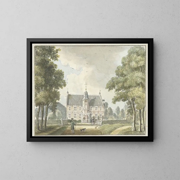 La Maison Hunderen à Twello - Jan de Beijer — kehystetty taideteos seinällä