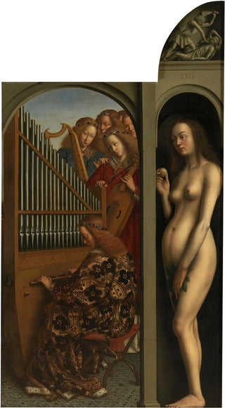 Jan van Eyck - Musicmaking Angels and Eve.webp