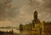 Linna joen rannalla - Jan van Goyen — näkymä teoksesta