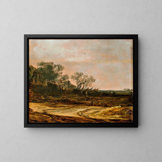 Jan van Goyen - Houses in the Dunes.webp