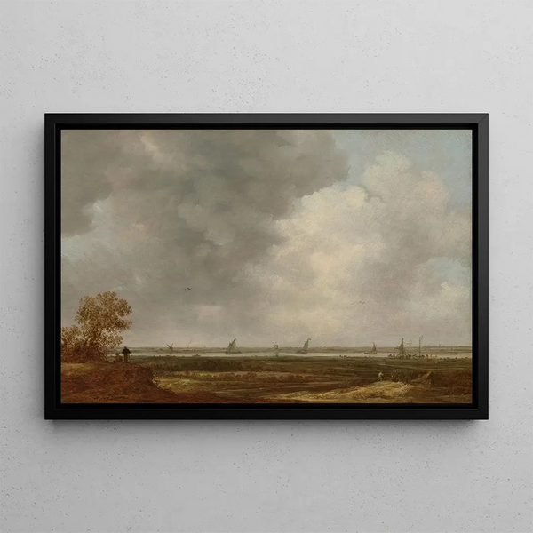 Jan van Goyen — kehystetty taideteos seinällä