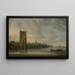 La Porte Pelkus lähellä Utrechtia - Jan van Goyen — kehystetty taideteos seinällä