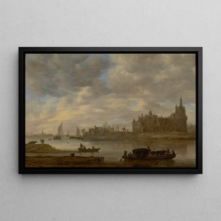 Jan van Goyen - View of Duurstede Castle at Wijk bij Duurstede.webp