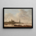 Emmerichin näkymä - Jan van Goyen — kehystetty taideteos seinällä