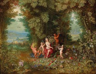 Maailman allegoriasta - Jan van Kessel le Jeune — näkymä teoksesta