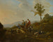 Maisema paimenilla - Jan van Ossenbeeck — näkymä teoksesta