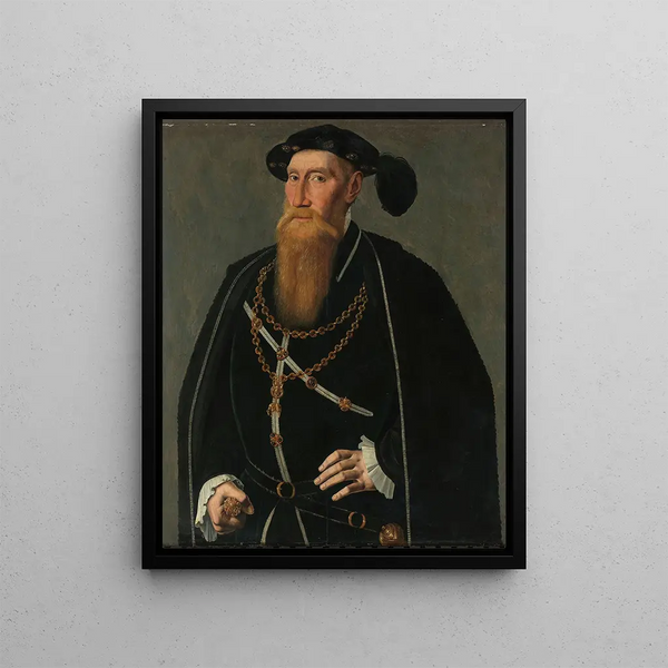 Reinoud III de Brederode - Jan van Scorel — kehystetty taideteos seinällä