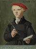 Portrait d'un jeune chercheur - Jan van Scorel — näkymä teoksesta