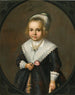 Portrait d'une jeune fille tenant une fleur - Jan van Teylingen — näkymä teoksesta