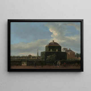 Jan van der Heyden - The Huis ten Bosch at The Hague and Its Formal Garden View from the East.webp