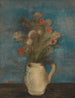Kukka-asetelman still life - Jankel Adler — näkymä teoksesta