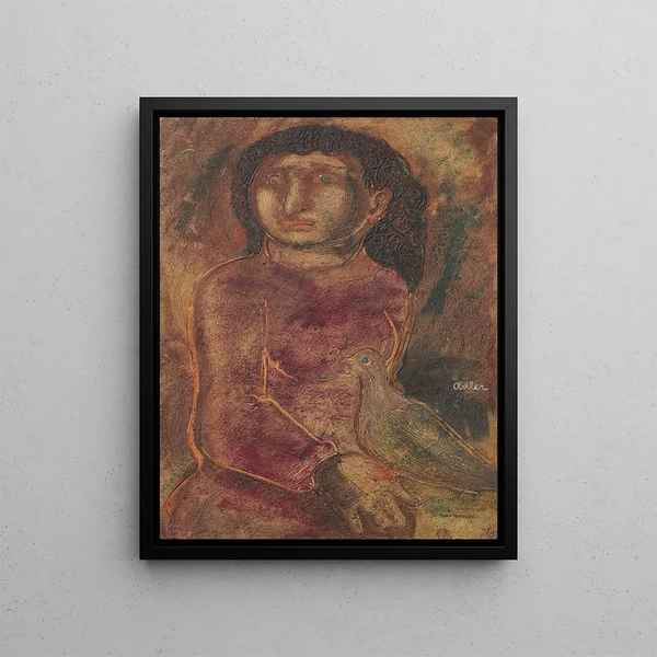 Jankel Adler - Woman with Dove.webp