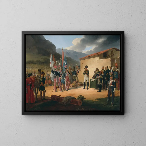 Bataille de Tudela - January Suchodolski — kehystetty taideteos seinällä