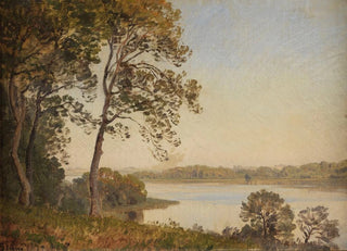 Janus la Cour - Dnische Landschaft mit Blick ber einen Fjord.webp