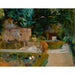 Maalauksen jäljennös Jardin de los Adarves, Alhambra, Granada - Joaquín Sorolla