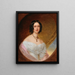 Portrait de Pauline Comtesse Nostitz 1801-1881 - Jaroslav Čermák — kehystetty taideteos seinällä