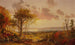 Kaukaa näkyvä Hudson-joen syksyinen maisema - Jasper Francis Cropsey — näkymä teoksesta