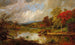 Jasper Francis Cropsey - Syksyinen iltapäivä — näkymä teoksesta