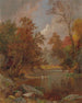L syksy joella - Jasper Francis Cropsey — näkymä teoksesta