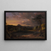 Catskill Creek - Jasper Francis Cropsey — kehystetty taideteos seinällä
