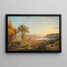 Kesäkuva - Jasper Francis Cropsey — kehystetty taideteos seinällä