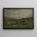 Lulworthin linnan maalaus - Jasper Francis Cropsey — kehystetty taideteos seinällä