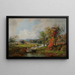Lokakuu - Jasper Francis Cropsey — kehystetty taideteos seinällä