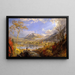 Viaduct de Starrucca, Pennsylvania - Jasper Francis Cropsey — kehystetty taideteos seinällä