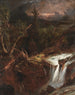 La Clove, myrskykohtaus Catskillien vuoristossa - Jasper Francis Cropsey — näkymä teoksesta