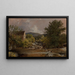 Vanha mylly - Jasper Francis Cropsey — kehystetty taideteos seinällä