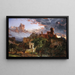 L'Esprit de la guerre - Jasper Francis Cropsey — kehystetty taideteos seinällä