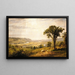 Wyomingin laakso, Pennsylvania - Jasper Francis Cropsey — kehystetty taideteos seinällä