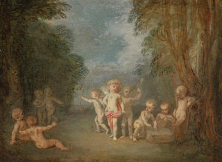 Le royaume de Cupidon - Jean-Antoine Watteau — näkymä teoksesta