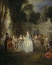 Välimeren juhlapyhistä - Jean-Antoine Watteau — näkymä teoksesta