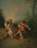 La Surprise - Jean-Antoine Watteau — näkymä teoksesta
