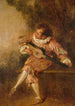 Le Donneur de sérénades - Jean-Antoine Watteau — näkymä teoksesta