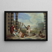 Elämän viehättävät hetket - Jean-Antoine Watteau — kehystetty taideteos seinällä