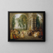 Les Plaisirs du bal - Jean-Antoine Watteau — kehystetty taideteos seinällä