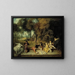 Rakkauden ilot - Jean-Antoine Watteau — kehystetty taideteos seinällä
