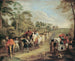Sotilaat kävelemässä - Jean-Antoine Watteau — näkymä teoksesta